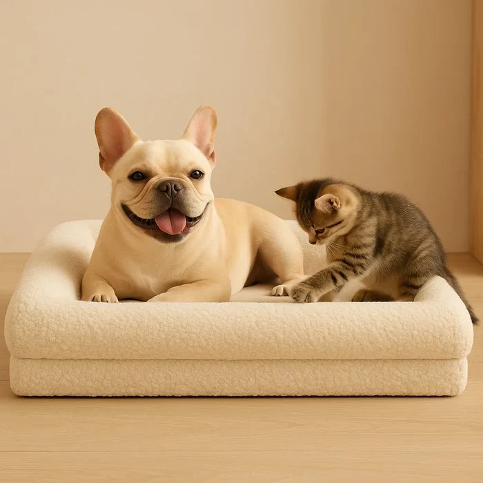 Four-Season Washable Dog Bed | Durable Orthopedic Support with Anti-Slip Base
