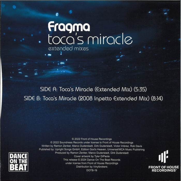 Fragma-Toca's Miracle  [Purple Marbled Vinyl]