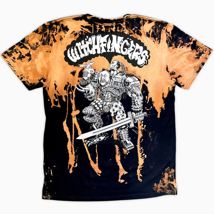 Frankie And The Witch Fingers - Double Warrior Bleach Drip T-Shirt