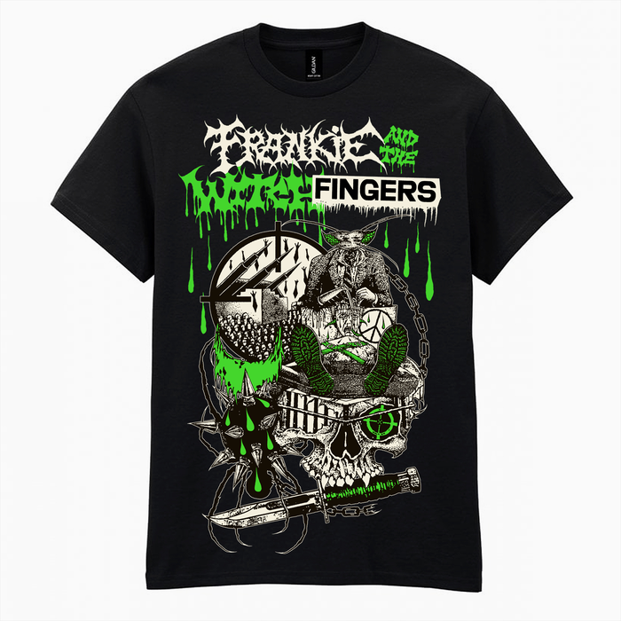 Frankie And The Witch Fingers - Moan Suffer T-Shirt (Ezra Syahdian)