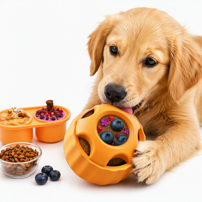 Frozen Treat Dispensing Dog Chew Toy for Power Chewers & Puppies