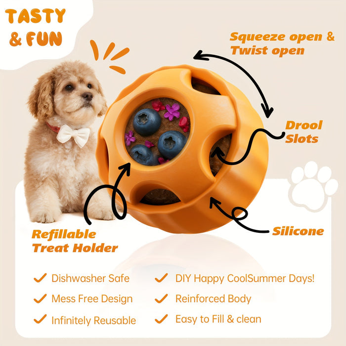Frozen Treat Dispensing Dog Chew Toy for Power Chewers & Puppies