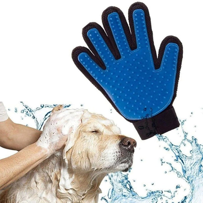 FurEase Pet Grooming Gloves for Dogs & Cats – Silicone Deshedding Brush Gloves