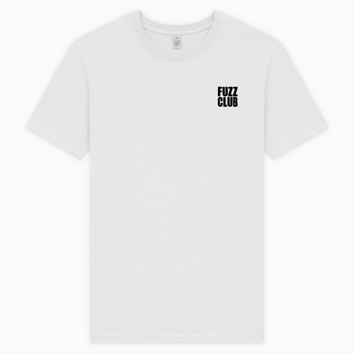 Fuzz Club - Small Logo T-Shirt (White/Black)