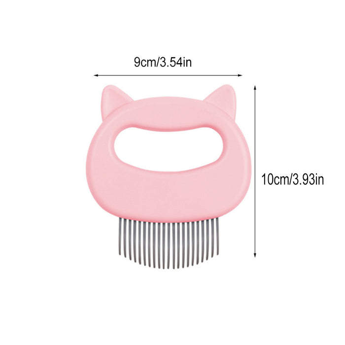 Gentle Cat Grooming Brush for Shedding Control & Relaxing Fur Massage