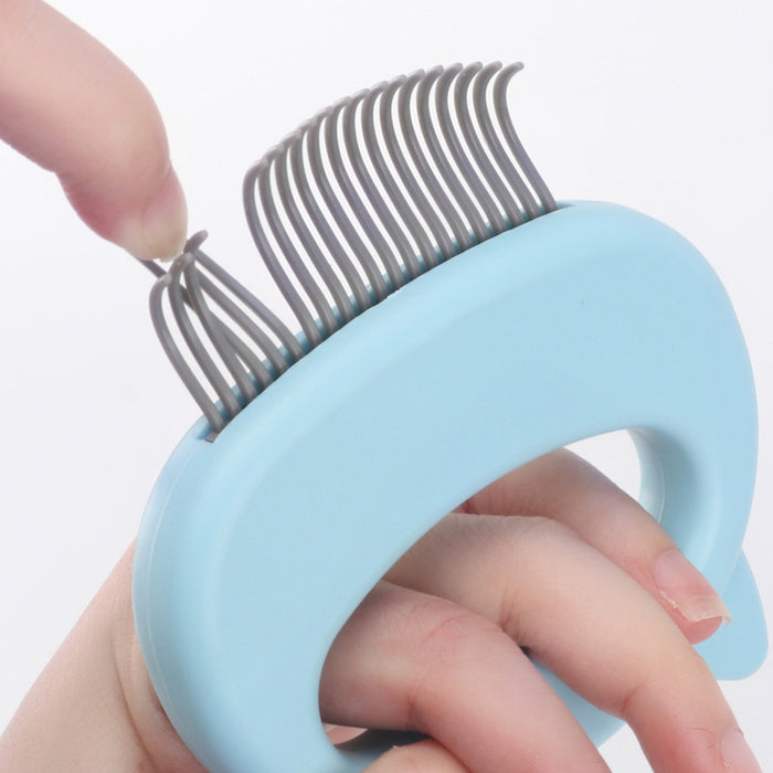 Gentle Cat Grooming Brush for Shedding Control & Relaxing Fur Massage