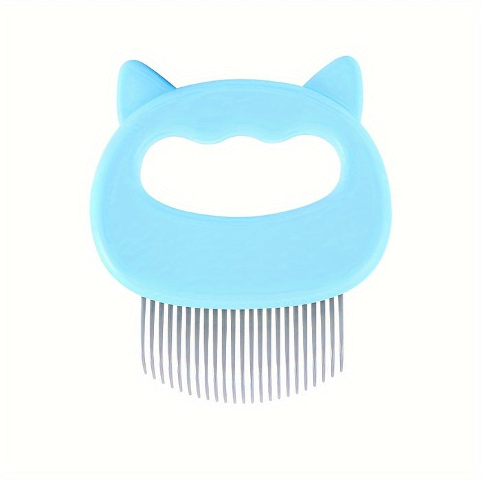 Gentle Cat Grooming Brush for Shedding Control & Relaxing Fur Massage