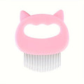 Gentle Cat Grooming Brush for Shedding Control & Relaxing Fur Massage