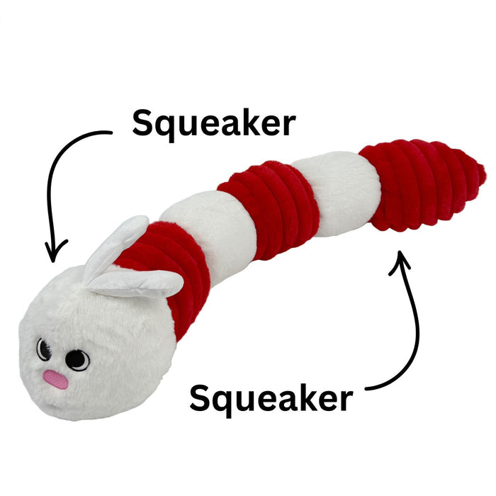 GorPets Holiday Caterpillar | Christmas Dog Toy
