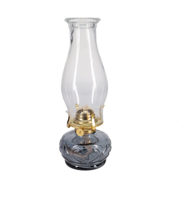 Gray United Hearts Finger Lamp with Brass Plated Hardware (67470SB)