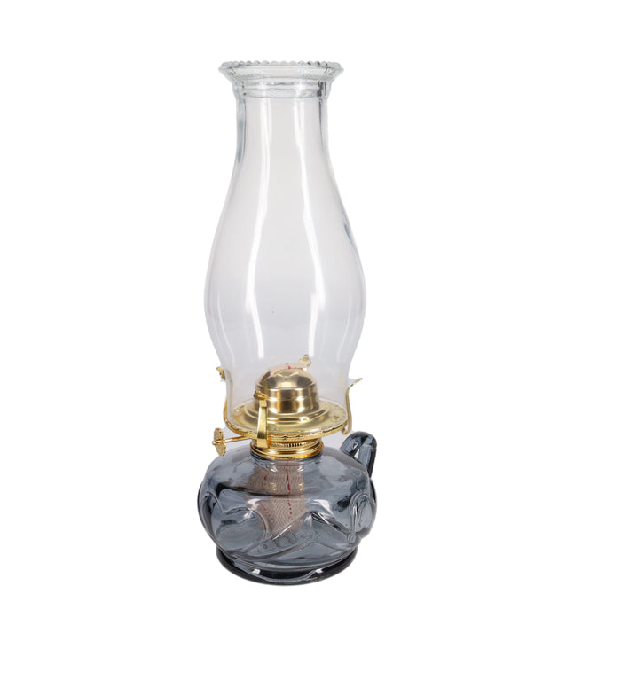 Gray United Hearts Finger Lamp with Brass Plated Hardware (67470SB)