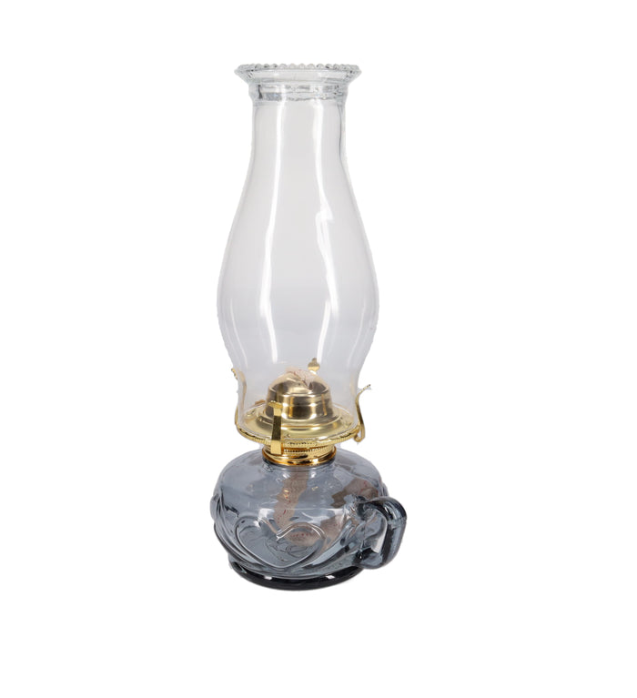 Gray United Hearts Finger Lamp with Brass Plated Hardware (67470SB)