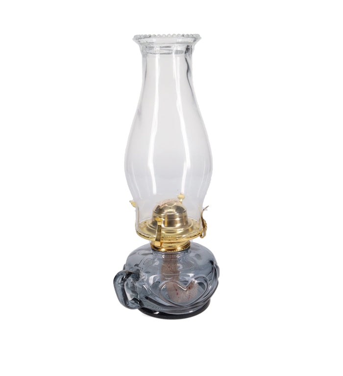 Gray United Hearts Finger Lamp with Brass Plated Hardware (67470SB)
