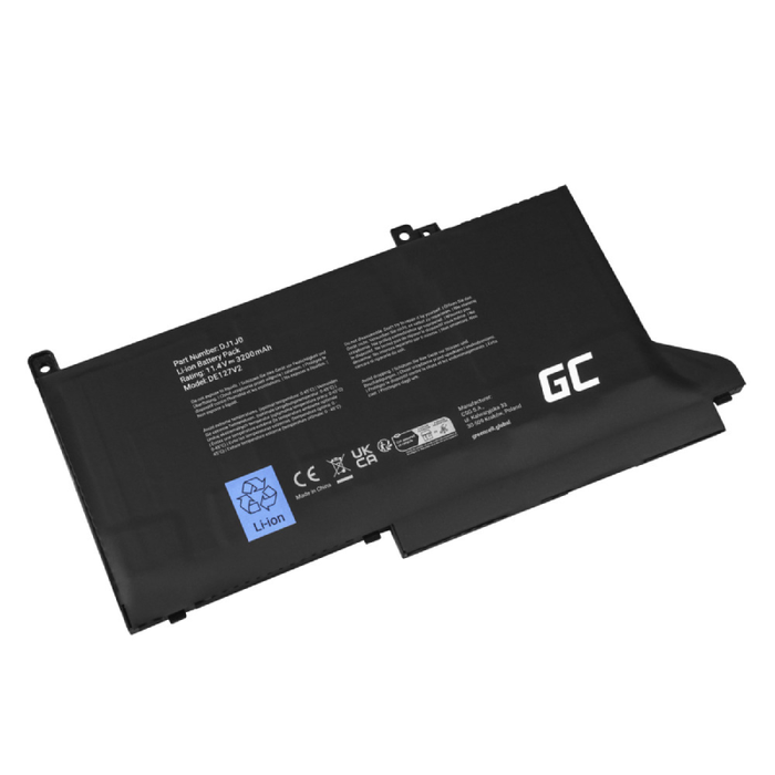 Green Cell Battery DJ1J0 for Dell Latitude 7280 7290 7380 7390 7480 7490 1