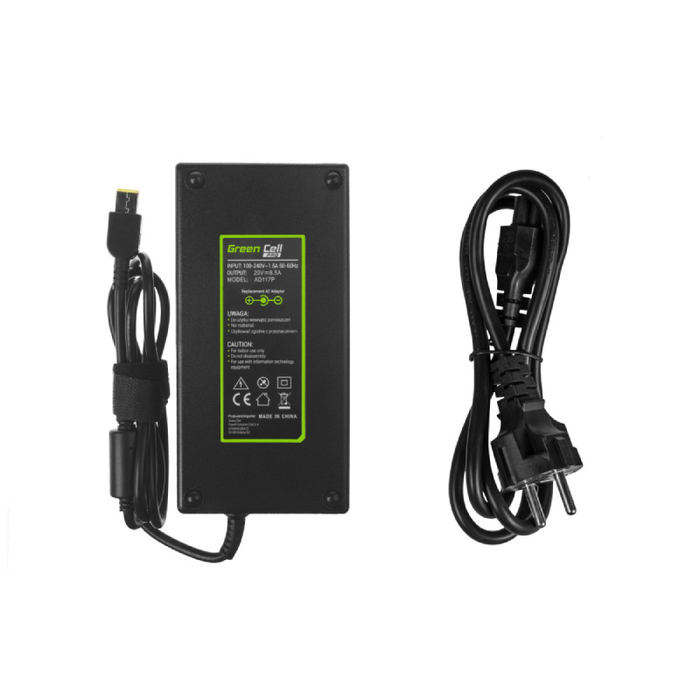 green cell pro charger ac adapter for lenovo legion y530 y720 thinkpad w540 w541 p50 p51 p52 p70 p71 20v 85a 170w 3