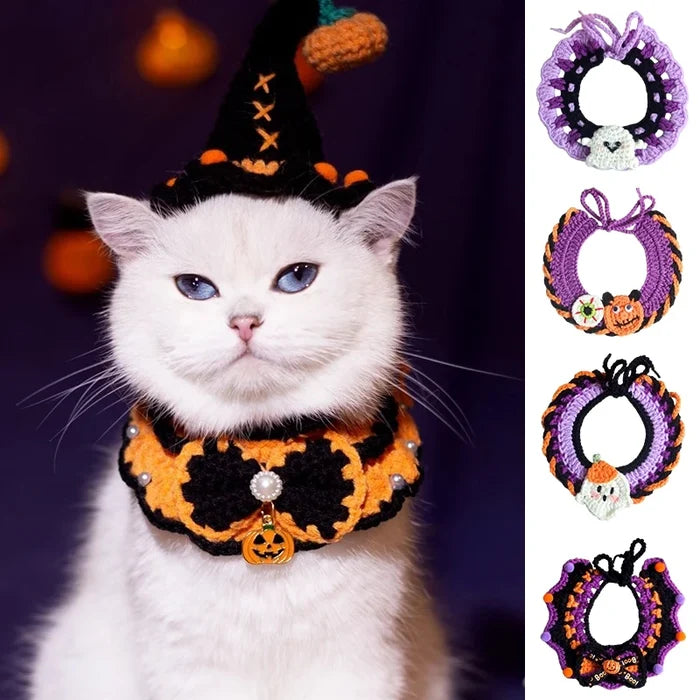 Halloween Cat Collar for Cats & Kittens | Spooky Costume Neckwear