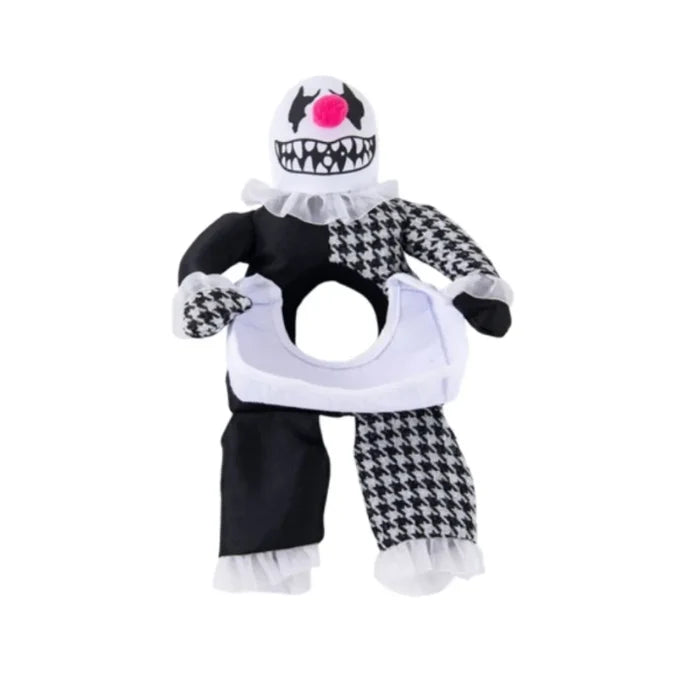 Halloween Clown Dog Costume | Funny Outfit for Small Dogs & Puppies