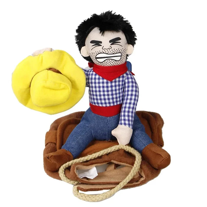 Halloween Cowboy Dog Costume | Funny Western Outfit for Small & Large Dogs