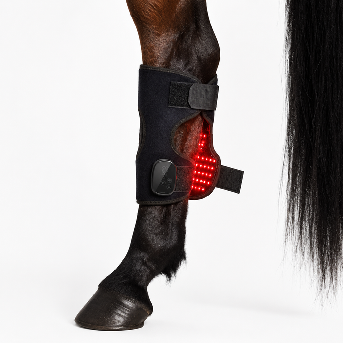 HaloHocks | LED Red Light Therapy Hock Support Wrap for Horses