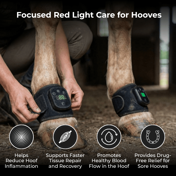 HaloLegs | Mini LED Red Light Therapy Leg Wrap for Horses