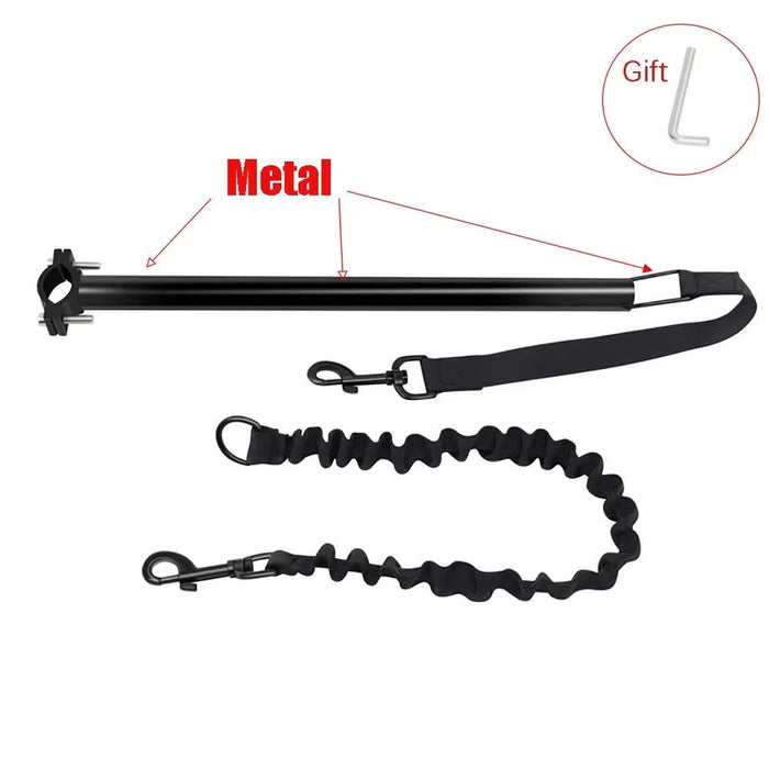 Hands-Free Bike Dog Tow Leash | Secure Bicycle Running Attachment for Dogs