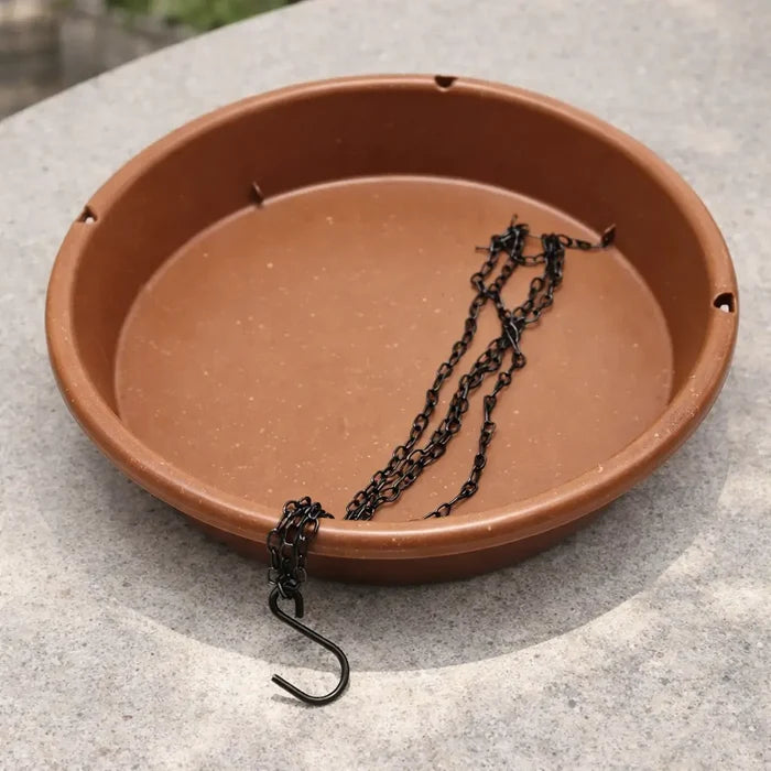 Hanging Bird Feeding Station – Bird Feeder Tray & Bird Bath for Garden