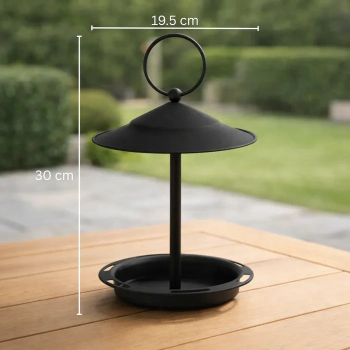 Hanging Stainless Steel Bird Feeder & Bird Bath – Outdoor Bird Feeding Station