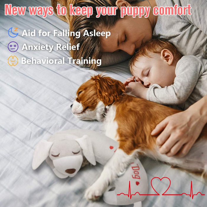 Heartbeat Calming Dog Toy for Puppies & Dogs Anxiety Relief Companion