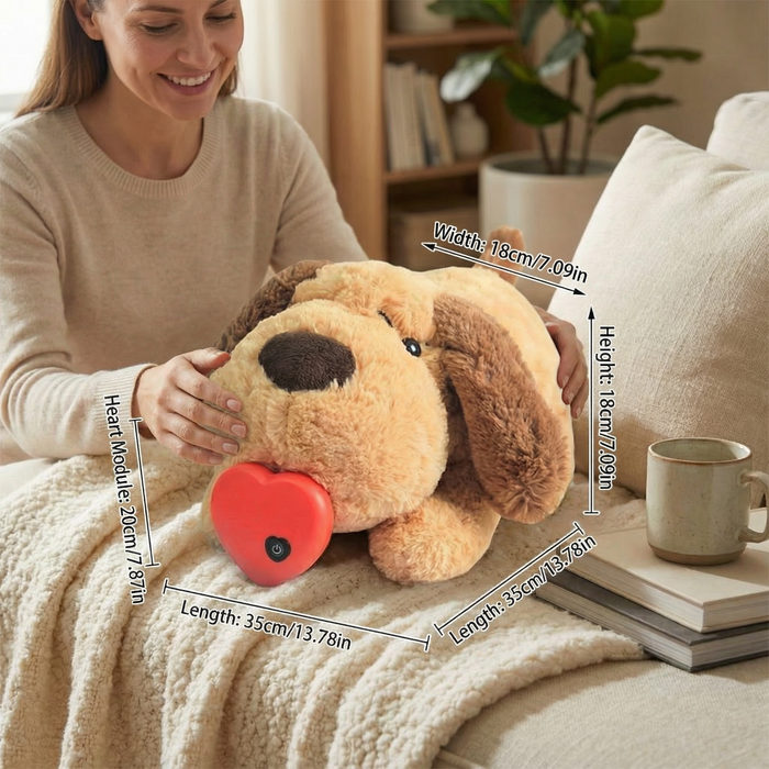 Heartbeat Comfort Plush for Dogs & Cats | Calming Companion for Rest