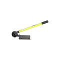 Heavy duty cable cutter with long yellow handle and black cutting head