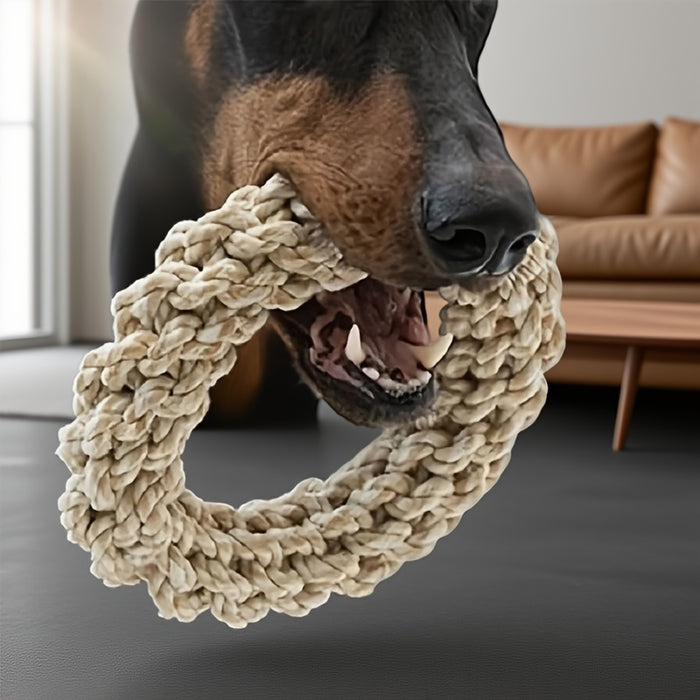 Heavy Duty Rope Knot Dog Toy – Durable Tug & Chew Toy for Dogs