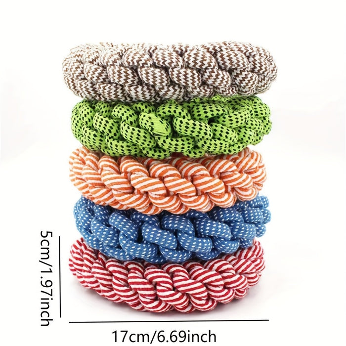 Heavy Duty Rope Knot Dog Toy – Durable Tug & Chew Toy for Dogs