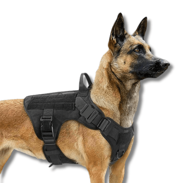 Heavy Duty Tactical Dog Harness – No Pull Military Dog Vest for Large Dogs