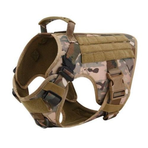 Heavy Duty Tactical Dog Harness – No Pull Military Dog Vest for Large Dogs