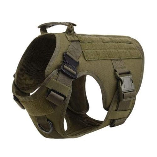 Heavy Duty Tactical Dog Harness – No Pull Military Dog Vest for Large Dogs