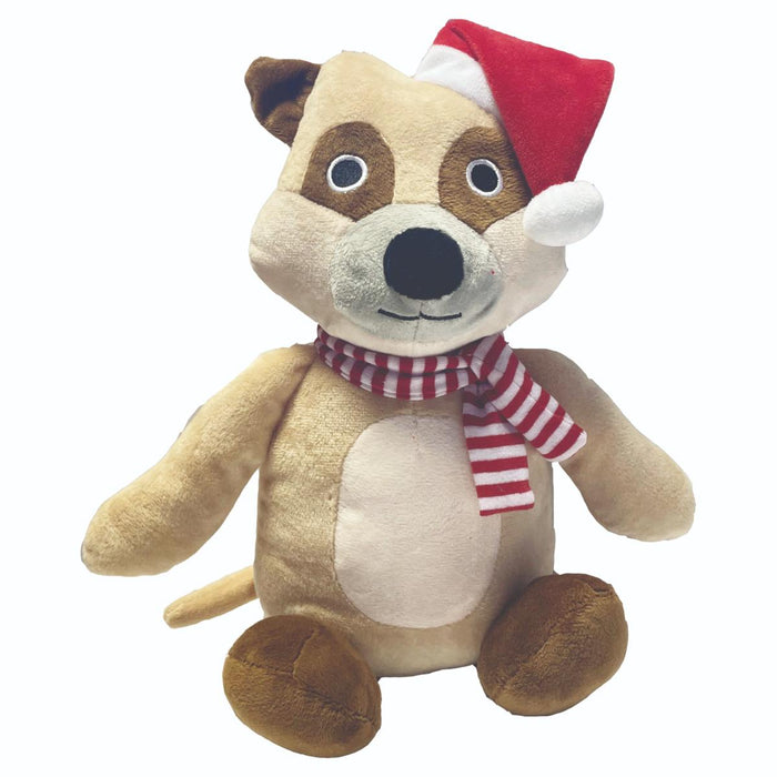 Holly & Robin | Christmas Dog Toy | Festive Pals Plush Meerkat