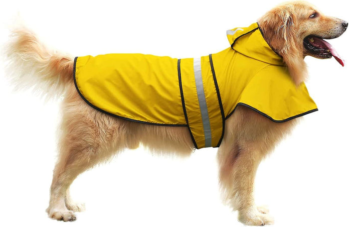 Hooded Waterproof Dog Raincoat – All Sizes