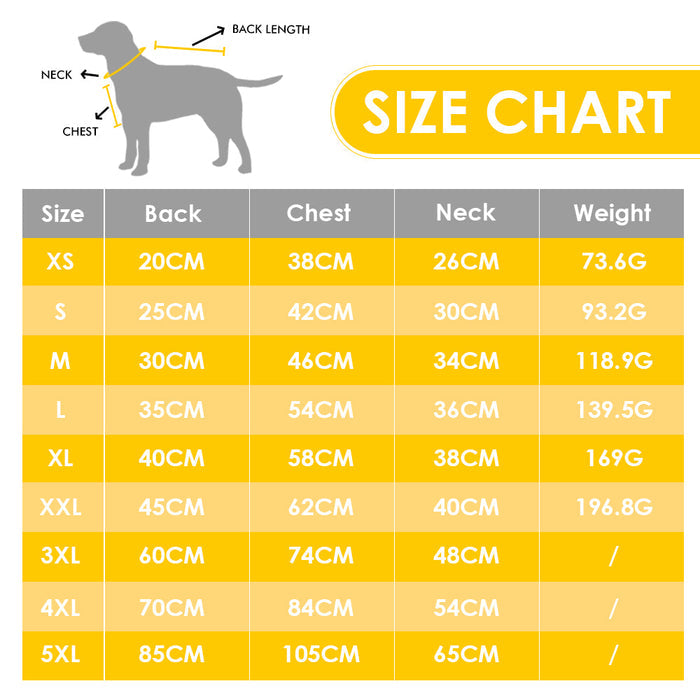 Hooded Waterproof Dog Raincoat – All Sizes