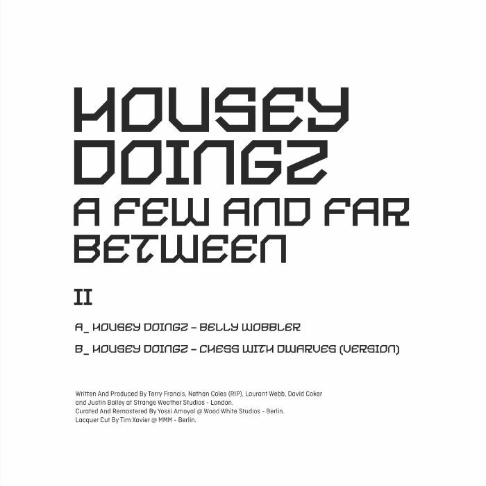 Housey Doingz-A Few And Far Between II [10inch]