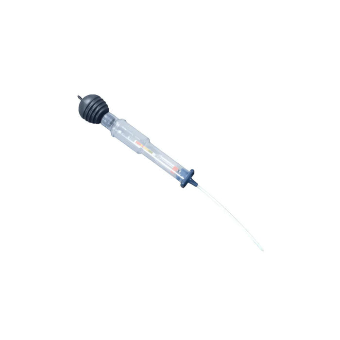 plastic battery hydrometer with bulb and clear barrel for specific gravity testing