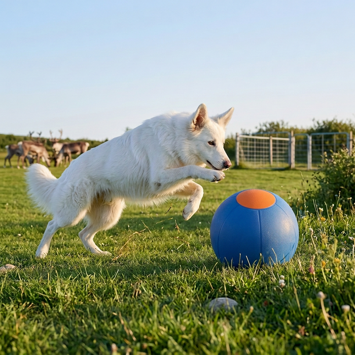 Inflatable Herding Ball for Dogs | Bite-Resistant Push & Chase Exercise Toy