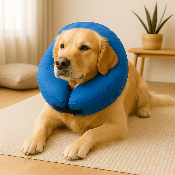 Inflatable Pet Recovery Collar | Soft Protective Dog & Cat Cone Alternative