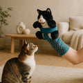 Interactive Cat Play Glove | Scratch-Resistant Toy with Realistic Design & Movable Paws