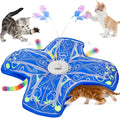 Interactive Cat Toy for Indoor Cats – Rechargeable Motion Activated Feather Toy