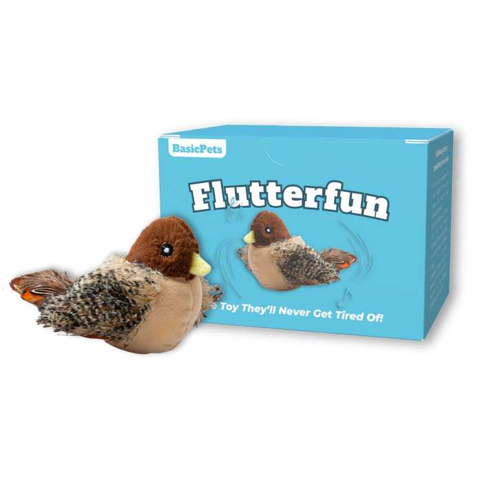 Interactive Chirping Bird Toy for Cats | USB Rechargeable Moving Cat Toy