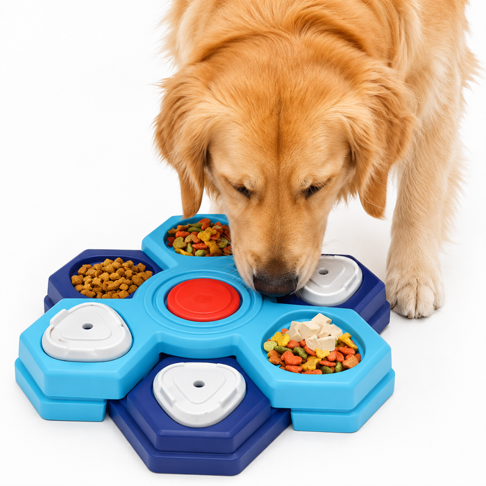 Interactive Dog Puzzle Feeder | Slow Feeding & Boredom Relief Toy
