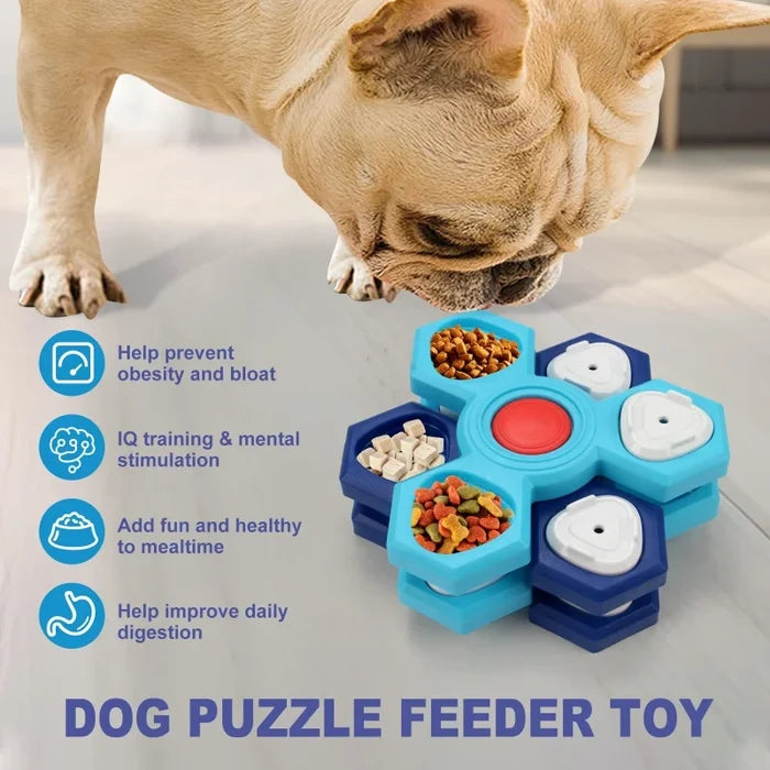 Interactive Dog Puzzle Feeder | Slow Feeding & Boredom Relief Toy