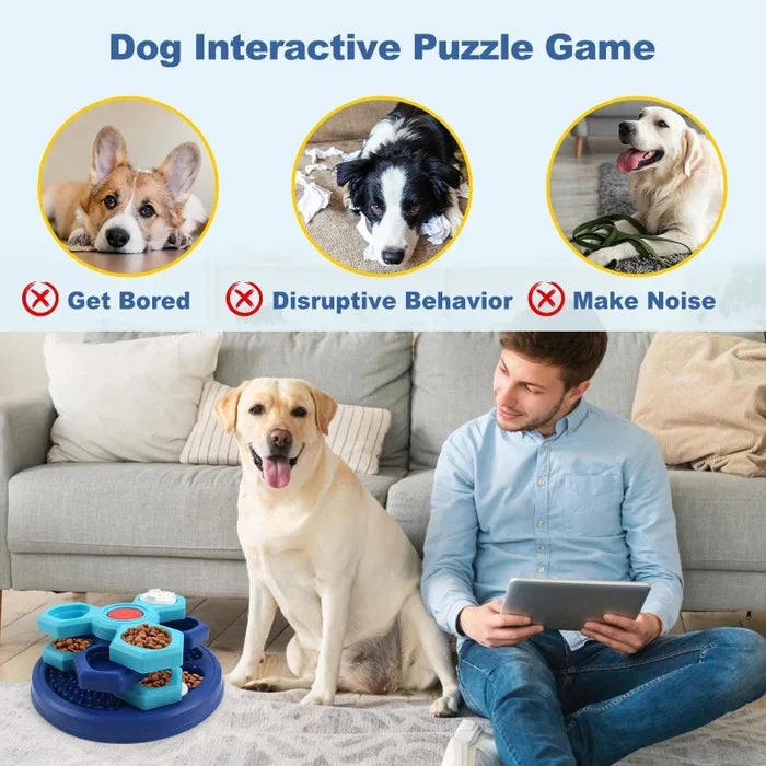 Interactive Dog Puzzle Feeder | Slow Feeding & Boredom Relief Toy