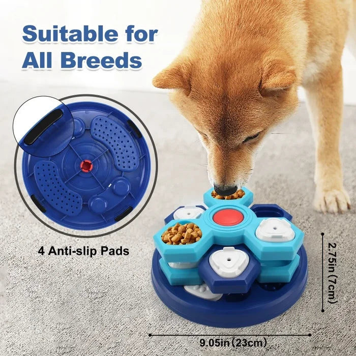 Interactive Dog Puzzle Feeder | Slow Feeding & Boredom Relief Toy