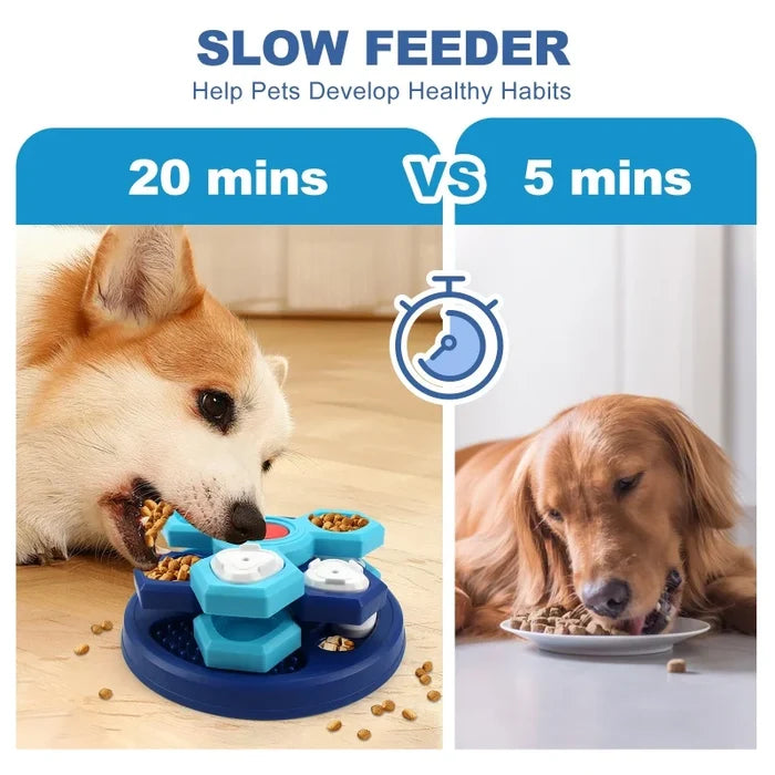 Interactive Dog Puzzle Feeder | Slow Feeding & Boredom Relief Toy